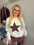 Studded Star jumper