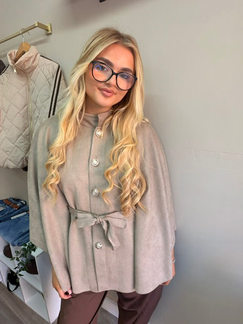 taupe cape